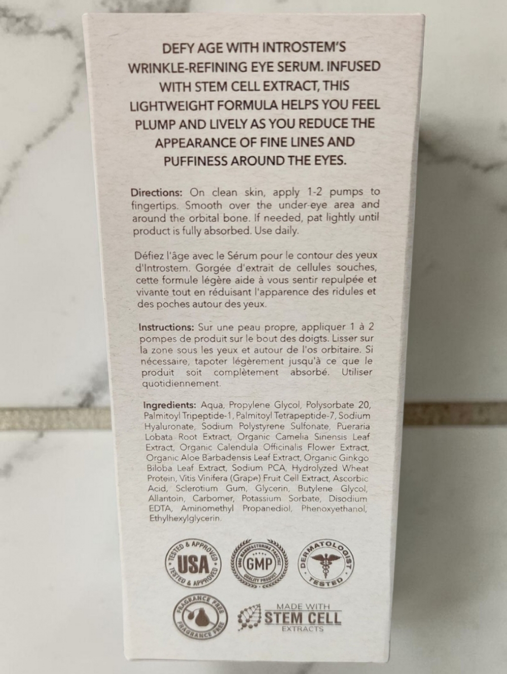 Introstem Eye Serum 1.3oz Hydrating Under Eye Skincare - Picture 4 of 6